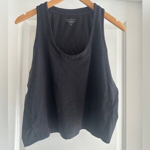 Athleta cropped tank xl black